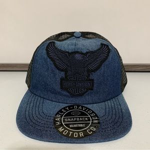 Harley-Davidson Men’s Road Captain Adjustable Trucker Cap-NWT